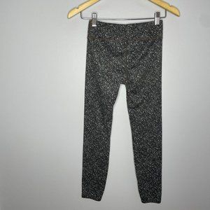 Athleta Girls Printed Chit Chat Tight Grey/Black